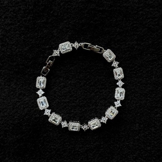 Star Crystal Bracelet-WHITE