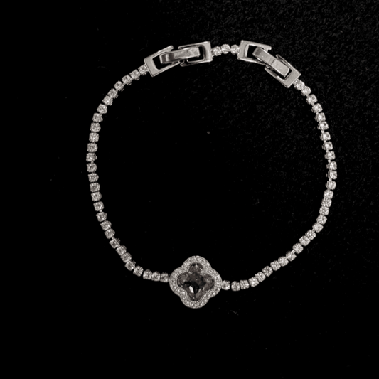 Clover Stone Bracelet - PINK - WST
