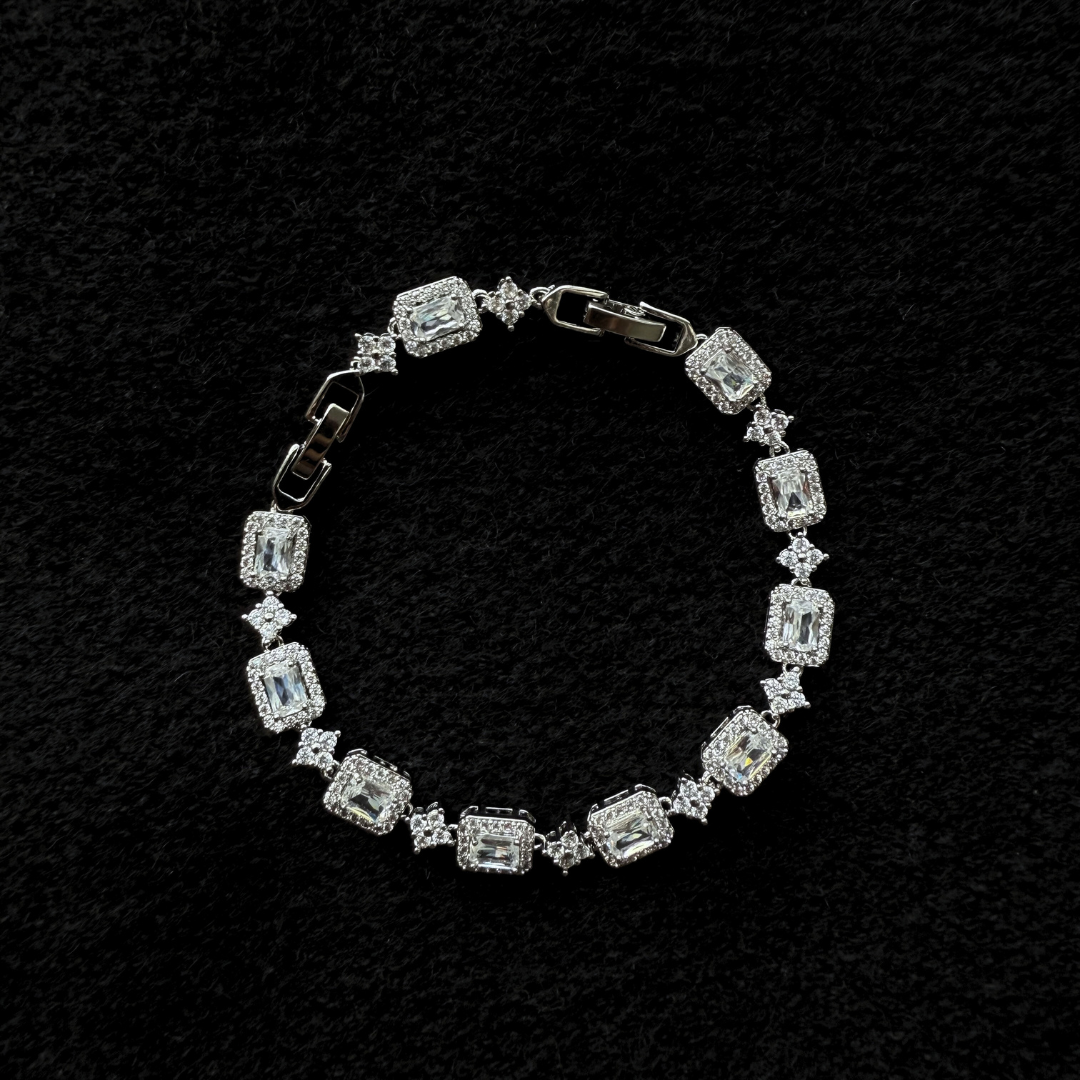Star Crystal Bracelet-WHITE