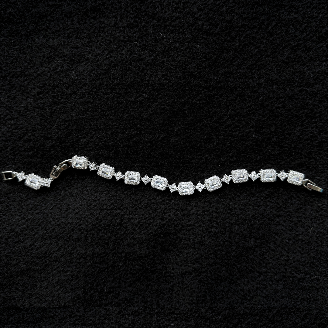 Star Crystal Bracelet-WHITE