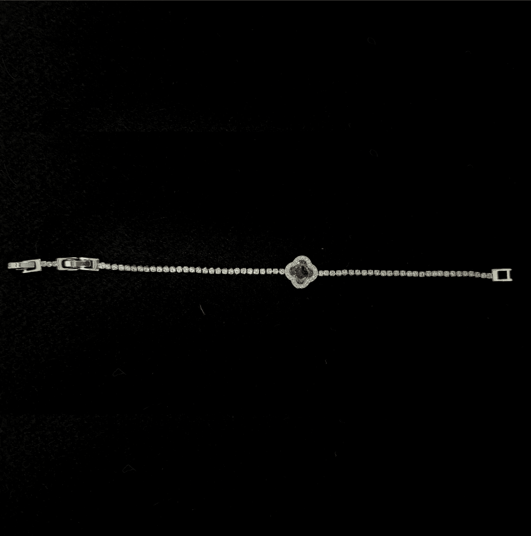 Clover Stone Bracelet - PINK - WST